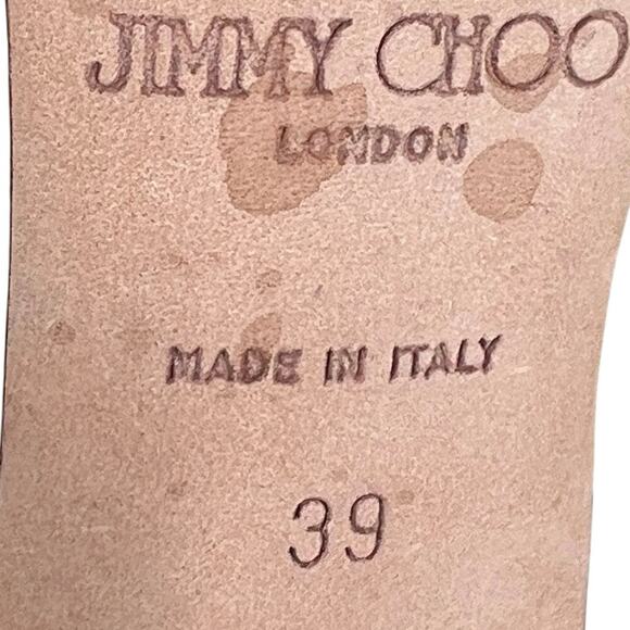 Jimmy Choo Women’s Elsy 70 White Patent Leather Slingback Heels Size 39 US 9 - Picture 10 of 11